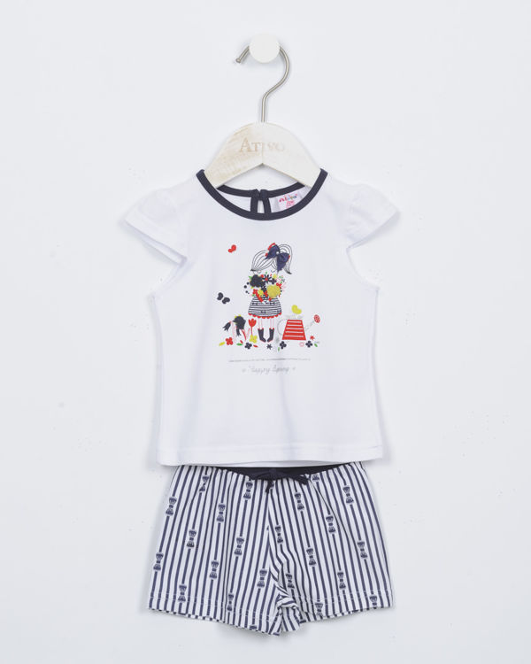 Picture of C1959 GIRLS COTTON TWO-PIECE SET WITH SHORTS